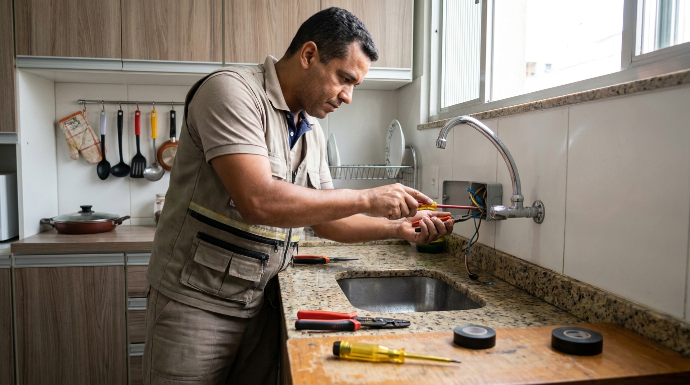Instalação em Cozinha ou Área Gourmet em Natal‑RN