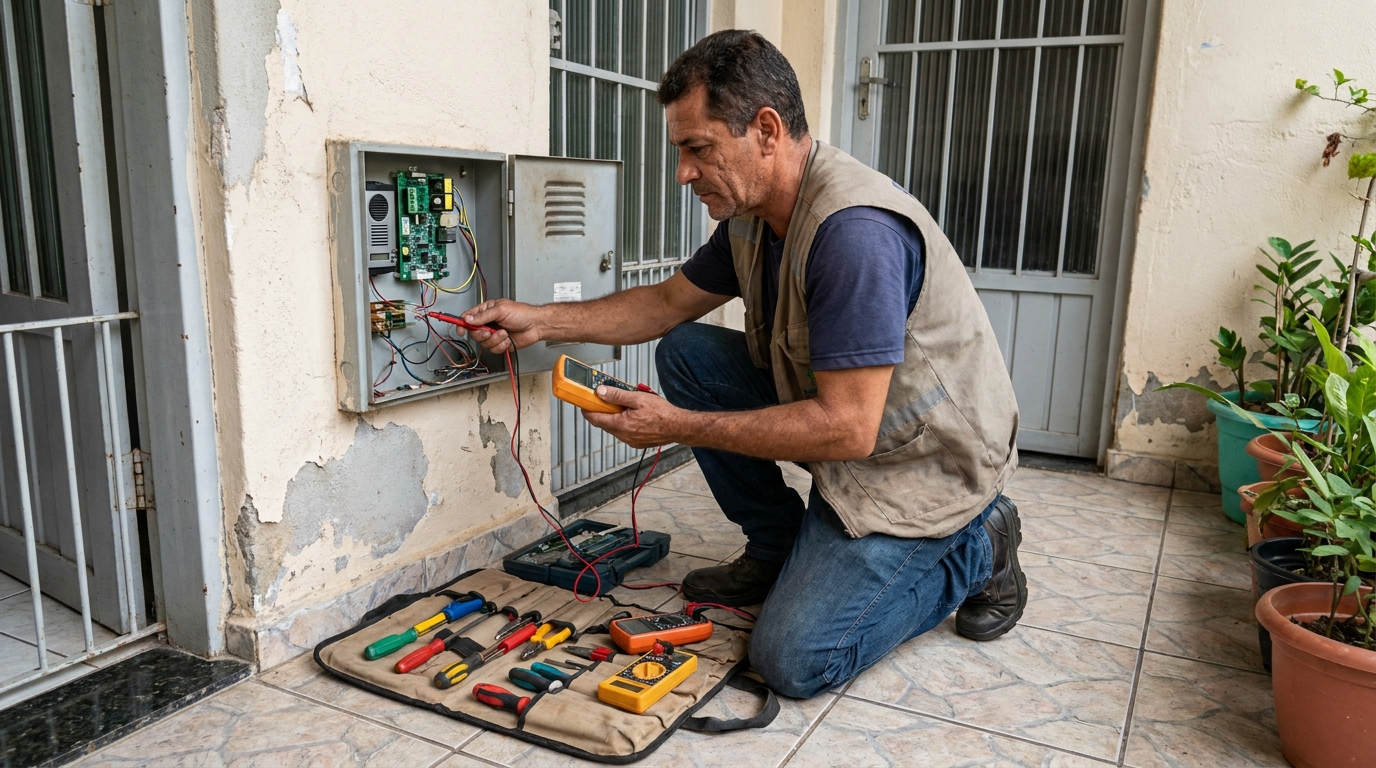 Troca de Fiação de Interfone em Natal‑RN
